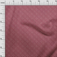 Onuone pamuk poplin karmin crvena tkanina Geometrijska bandhana quilting zalihe Ispisuje šivanje tkanine