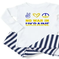 Cafepress - nema rata u ukrajinskim škarama zastava zastave za pidžamu - toddler dugih rukava pidžama