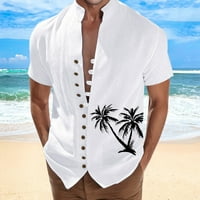 Velika i visoka muška kuća za odmor na plaži MENS majica sa dugmetom