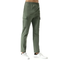 Vedolay hlače za muškarce muške hlače casual jogger na otvorenom modne casual osnovne labave hlače za brzo sušenje, zeleni xl