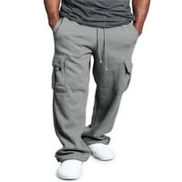 Muški casual labavo hip hop hlače plus veličine dječaci aktivni atletski jogger duksevi elastični struk