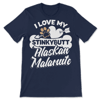 Smiješna majica Alaskan Malamute - volim svoj StinkyButt pas