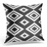 Šareni turski tepih bijeli sivi crni patchwork mozaik orijentalni kilim sa tradicionalnim folklom geometrijskim jastučnim jastukom jastukom