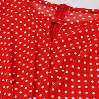 Žene Ljeto bez rukava Trendy Polka Dots Sendresses Holiday Beach Party haljina koja sakriva trbušni