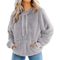 Ženska umjetna vuna dugih rukava Ležerne prilike pulover pulover Sobly Bareny Slatka zeko dukseća gusta