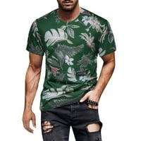 Labakihah vrhovi proljeće i ljetni muški povremeni modni retro košulje s kratkim rukavima, majice kratkih