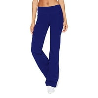 wendunide joga hlače casual pune boje tanke labave joge hlače široke noge sportske hlače hlače za žene