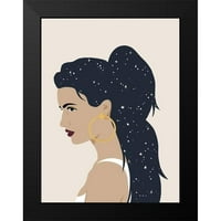 Warren, Annie Black Moderni uokvireni muzej umjetnički print pod nazivom - Nebeska kosa III