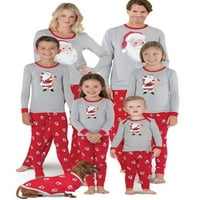 Calsunbaby Porodica koja odgovara Božićni pidžami PJS setovi Xmas Spavaće noćne odjeće Set outfit