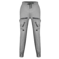 Muškarci Sportske ležerne hlače Lagane planinarske radne hlače na otvorenom pantne džepove patentni
