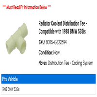 Distribucija rashladne tečnosti radijatora - kompatibilna sa BMW 535IS