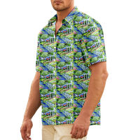 4. jula muške havajske majice USA Nacionalna zastava grafički otisak majica ovratnik 3D Print vanjskih