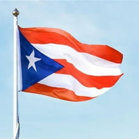 Novi dizajn FT Portoriko Rican State Flag poliester mesinga