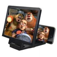3D 8 '' MANAFIFIER, Eeeectiet Mobitel HD ekran Pojačavač video zaslona Video Movie Amplifier Stand Fit za iPhone 11, Galaxy S S S S7, LG, Nexus, Sve pametne telefone