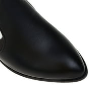 Zazor za čišćenje, blok u boji upečatljive prstiju debele žene visoko petedne cipele s srednjim čizmama
