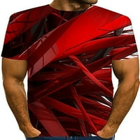 Sportska odjeća za muškarce teretana vježbanje Trčanje majice Štampani kratki rukav nacrtima mišića