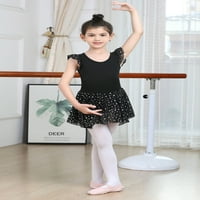 Yuyuekeji Girls Dance Balet Leotards, Dječji ruffle ruff thutus sukd haljina 4- t