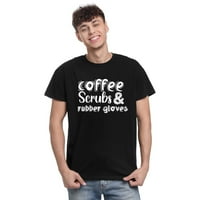 Totallystorn piling kafe i gumene rukavice Novost sarcastic smiješne muške grafičke majice