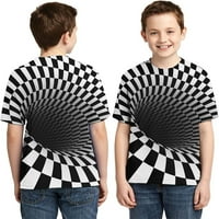 Košulja drveća s željom 3D print T-majice smiješna grafička posada kratkih rukava za dječake djevojaka