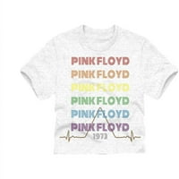 Pink Floyd dame rock majica tamna strana mjesečevog izgaranja tee bijeli izgaranje, srednje