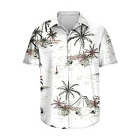 Muška košulja Giligiliso 3D negirajući Havajska majica kratkih rukava s kratkim rukavima na plaži Majica Top Bluze