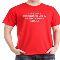 Cafepress - pametno majica za muškarce za odrasle - pamučna majica
