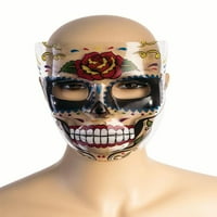Dan maske za lice šećerne maske za mrtve ruže, prozirne multi, jedne veličine