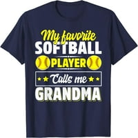 Moj omiljeni softball igrač zove me želja Majčin majica