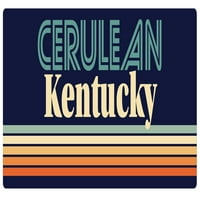 Cerulean Kentucky vinil naljepnica za naljepnicu Retro dizajn