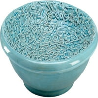Bowl tirkizna glaze plava keramička ručno završena