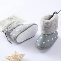 Honeeladyy Toddler Kid cipele za bebe Zima topli snijeg Mekani soli preračur Ne-klizanje za dijete za