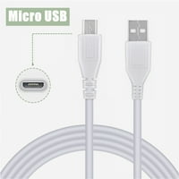 Na 3,3ft bijeli mikro USB za punjenje kablske kablove za zamjenu kablova za nisseni senzor Bluetooth prijenosni zvučnik pametni telefon serije DS-DS-DS-DS1168S DS- Asimom DS1189