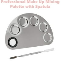 9FT mješavina za miješanje šminke od nehrđajućeg čelika kozmetička ploča za šminku Mješalica za miješanje