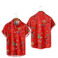 Nove majice 3D kratkih rukava Prirodni vrhovi Ležerne prilike na plaži Havajski majice za muškarce i