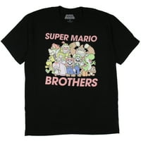 Super Mario Muška super majica Brothers Mario Portret majica