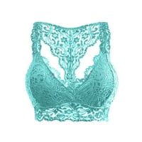 Cleance Womens Plus veličina čipka BRA žica Besplatni prsluk donje rublje Sexy Comfort underwire grud-pokriveni