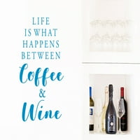 Život je ono što se događa između kafe i vina