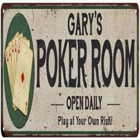 Gary's Poker soba Poklon metalni znak Game Decor 206180048185