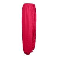 DRPGunly ženske hlače plus veličine pune boje casual labave harem hlače yoga hlače Žene hlače široke pantalone na nogama Palazzo hlače crvena 2xl