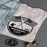 Dan nezavisnosti Gumena brtva Majica - MIMage by Shutterstock, ženska X-velika