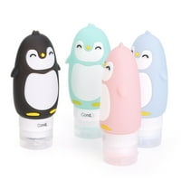 Cuteam putnička boca, crtani monster Bear Penguin Duck Travel Bottle Mini toaletna spremnica za skladištenje