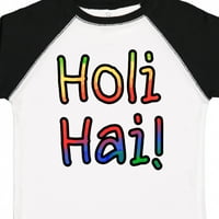 Inktastični holi Hai Festival boja poklon mališana majica majica ili mališana