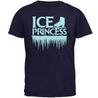 Ice Princess Figula klizanja Muške majice Navy 3x-LG
