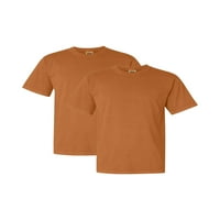 Udobne boje odraslih teški majica, 2-pakovanje, safir, XL