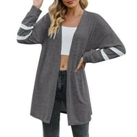 Ženski kardigan džemperi Ženski dugi rukavi za šivanje pletene kardigan modne povremene jakne