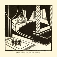 Ilustracija iz knjige, Ciganski priču Cora Morris. Umjetnost Frank Dobias, ilustrator dječjih knjiga.