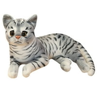 Kiplyki Veleprodaja slatke simulacijske mačke plišane igračke punjene meke životinjske lutke kućni dekor pokloni