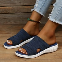 New Style casual ženske sandale i papuče sa ravnim dnom za vanjsku plavu 9