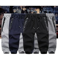Zuwimk pantalone za muškarce opušteno fit, muške Rainier Lightweight Comfort Travel Tech Chino Halts Black, XL