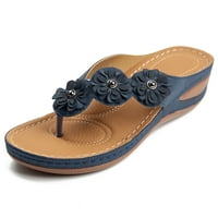 Žene Ležerne prilike sandale Udobne cvijeće Flip-Flops Sandale
